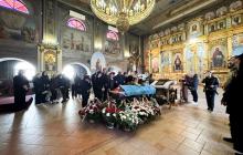 Прощання із полеглим воїном Петром Будкаєм у Мукачеві