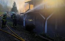 Пожежа на еко-курорті «Ізки» на Хустщині