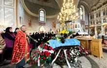 Прощання із воїном Юрієм Шепою у Мукачеві