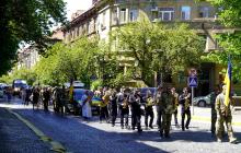 Прощання із молодшим сержантом Сергієм Захожим в Ужгороді