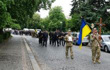 Прощання із полеглим воїном Павлом Ференсом в Ужгороді