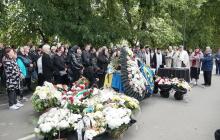 Прощання із полеглим Михайлом Риганом в Ужгороді