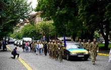 Прощання із полеглим захисником Максимом Раком