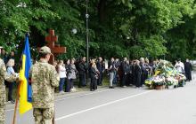 Прощання із полеглим воїном Іваном Кирʼяновим в Ужгороді