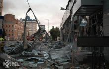 Наслідки російського обстрілу 2 червня у Києві