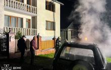 Загорання авто у Міжгірʼї
