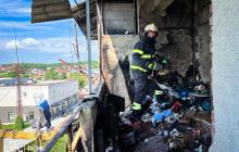 Наслідки пожежі в Іршаві