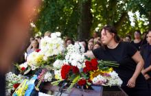 Прощання із Артемом Ромчаком в Ужгороді