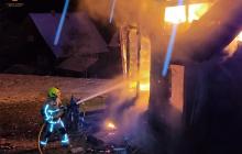 На Рахівщині пожежа знищили будинок 