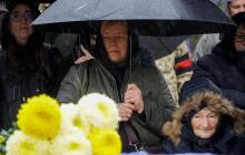 Прощання із капітаном Віталієм Дору в Ужгороді 22 жовтня