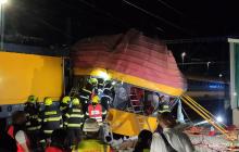 Пасажирський поїзд RegioJet по дорозі на Закарпаття зіштовхнувся з вантажним 