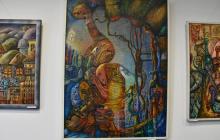 Одна з робіт презентованих на виставці в Генконсульстві 