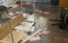 Зал засідань у Керецьківській сільській раді після вибуху трьох гранат 