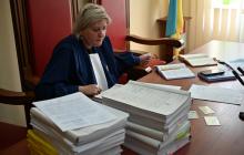 Суддя Ярослава Калинич під час судового засідання 6 серпня