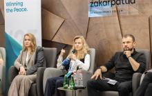 Ольга Будник на цьогорічному форумі Re: Open Zakarpattia 2023
