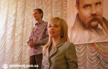 В.о. директора коледжу Наталія Шетеля на представленні символіки та сайту