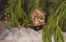 Ялинка, новорічні прикраси