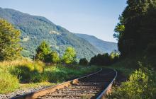 Колії залізниці, Закарпаття