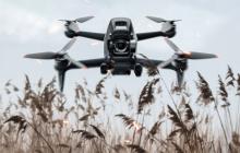 Зображення дрона над пшеничним полем