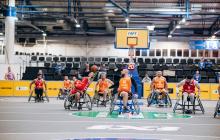 Баскетбол на кріслах колісних для ветеранів