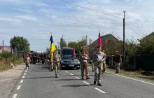 Прощання із прикордонником-захисником Леонідом Титоненком у селі Демечі