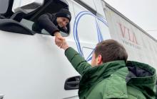 Перша вантажівка на “Лужанка – Берегшурань”