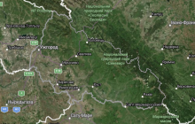 Мапа Закарпаття