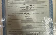 З цим "документом" закарпатець намагався покинути Україну 