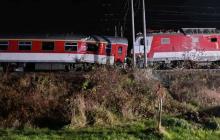 Місце зіткнення поїздів біля Братислави