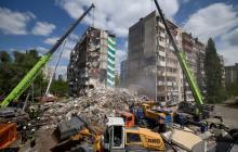 Наслідки російської атаки у Києві 14 травня