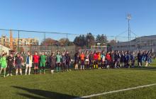 Змагання з футболу серед дівчат в Ужгороді