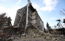 Наслідки ракетного удару м. Ізюм