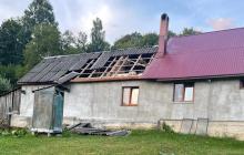 На Хустщині впав дрон