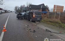 Наслідки ДТП у селі Сокирниця