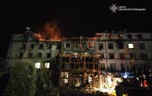 Наслідки ракетної атаки по Кривому Розі