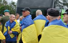 Звільнені з російського полону українські воїни