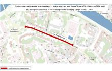 В Ужгороді на три дні перекриють вулицю Івана Чендея: схема руху