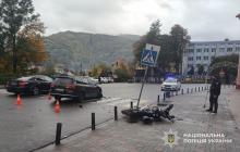 Місце ДТП у Рахові