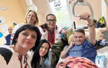 Вікторія Суліма із захисниками під час минулорічної акції 