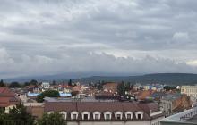 Вид з даху на Ужгород