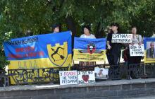 Акції на підтримку полонених і безвісті зниклих воїнів в Ужгороді