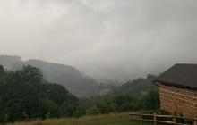 Захмарене небо на Закарпатті