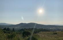 Пейзаж сонячних Карпат