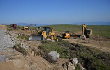 Будівництво вітряків на Полонині Руні