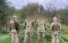 Затримані чоловіки на угорсько-українському кордоні