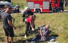 Постраждалий після паління сухостою