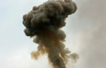 Дим пошкодженого об'єкту