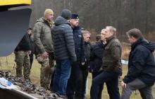 Дональ Туск біля ділянки Варшава ─ Люблін