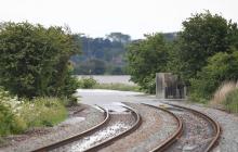 Затоплені залізничні колії