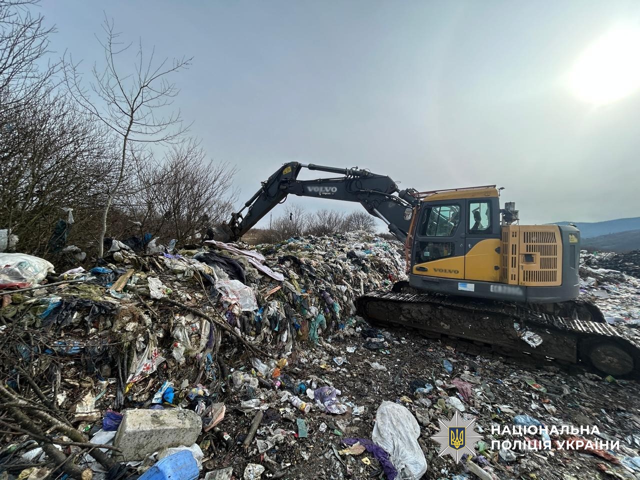 Сміттєзвалище на Свалявщині